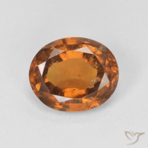 granada hessonita Laranja Profundo Natural 2.23ct, oval, VS-SI