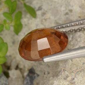 granada hessonita Laranja Profundo Natural 2.63ct, oval, VS-SI