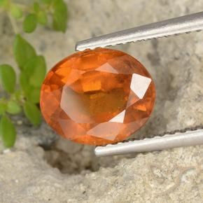 granada hessonita Laranja Médio Natural 2.69ct, oval, VS-SI