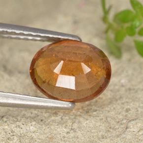 granada hessonita Laranja Médio Natural 1.80ct, oval, VS-SI