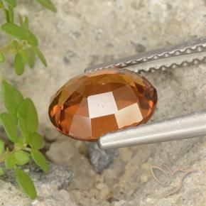 granada hessonita Laranja médio-escuro Natural 1.81ct, oval, VS