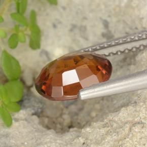 granada hessonita âmbar laranja Natural 1.69ct, oval, VS