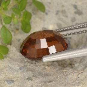 granada hessonita Laranja médio-escuro Natural 2.74ct, oval, VS-SI