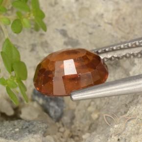 granada hessonita Laranja médio-escuro Natural 1.97ct, oval, VS-SI