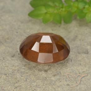 granada hessonita âmbar laranja Natural 2.25ct, oval, VS-SI