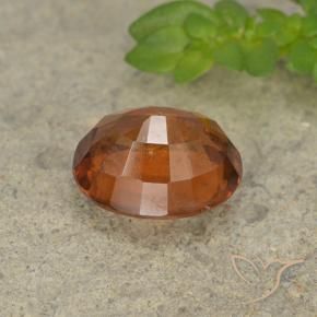 granada hessonita âmbar laranja Natural 2.18ct, oval, VS-SI
