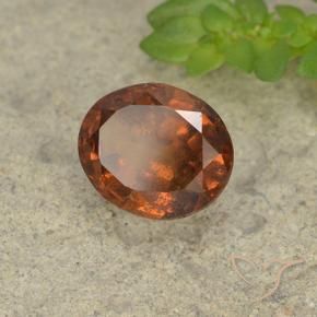 granada hessonita Laranja escuro Natural 1.78ct, oval, VS-SI
