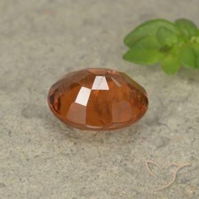 granada hessonita âmbar laranja Natural 1.81ct, oval, VS-SI