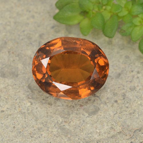1.95ct Natural Laranja Médio granada hessonita, oval, VS-SI