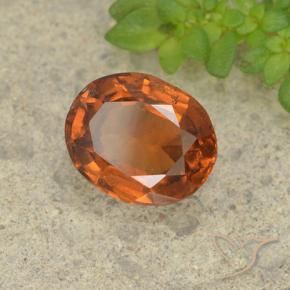 granada hessonita Laranja Médio Natural 1.95ct, oval, VS-SI