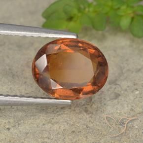granada hessonita Laranja Profundo Natural 2.30ct, oval, VS-SI
