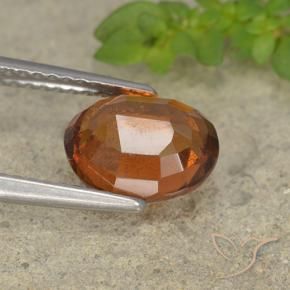 granada hessonita Laranja Profundo Natural 2.30ct, oval, VS-SI