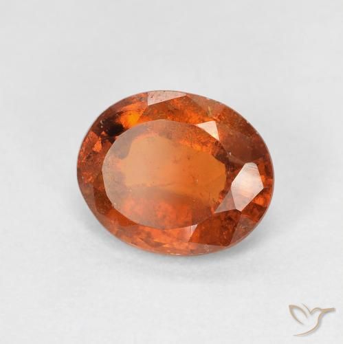 granada hessonita Laranja Profundo Natural 2.11ct, oval, VS-SI