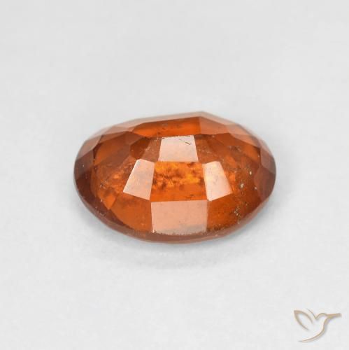 granada hessonita Laranja Profundo Natural 2.11ct, oval, VS-SI