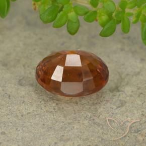granada hessonita Laranja Profundo Natural 1.89ct, oval, VS-SI