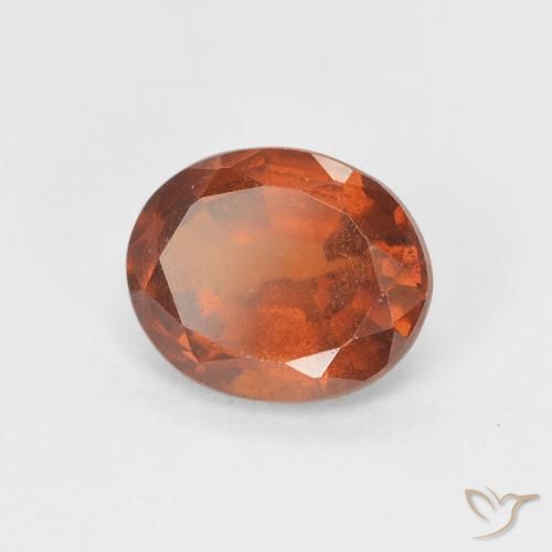 granada hessonita âmbar laranja Natural 1.90ct, oval, VS-SI