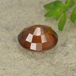 granada hessonita Laranja médio-escuro Natural 2.10ct, oval, VS-SI