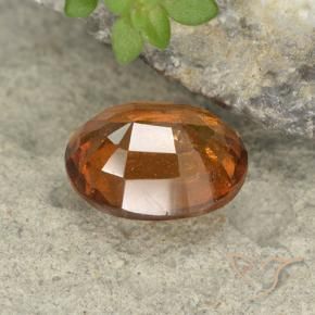 granada hessonita Laranja médio-escuro Natural 2.14ct, oval, VS-SI