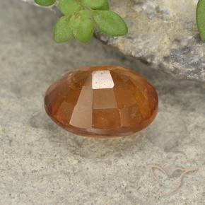 granada hessonita Laranja amarelado Natural 2.06ct, oval, VS-SI