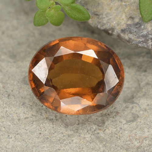 2.48ct Natural Laranja Médio granada hessonita, oval, VS