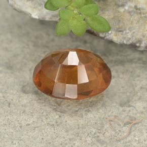 granada hessonita Laranja Profundo Natural 1.73ct, oval, VS-SI