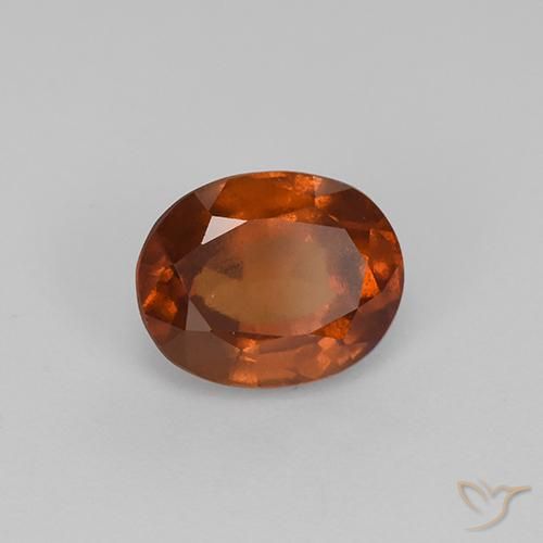 granada hessonita Laranja Médio Natural 2.04ct, oval, VS