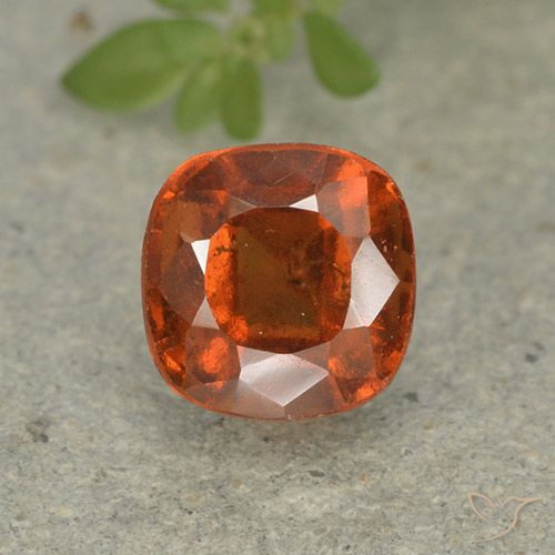 1.83ct Natural Laranja Médio granada hessonita, Almofada, VS-SI