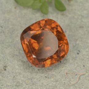 granada hessonita Laranja médio-escuro Natural 1.86ct, Almofada, VS-SI