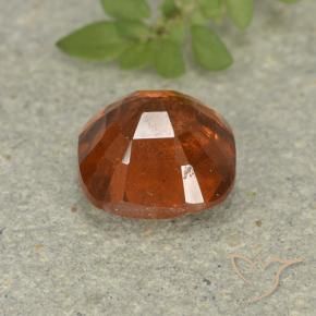 granada hessonita Laranja Profundo Natural 1.92ct, Almofada, VS-SI
