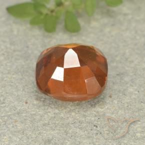 granada hessonita Laranja Médio Natural 1.92ct, Almofada, VS-SI