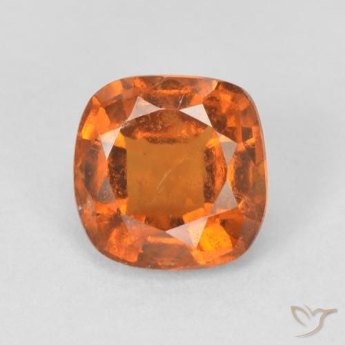 1.83ct Natural Laranja Profundo granada hessonita, Almofada, VS-SI
