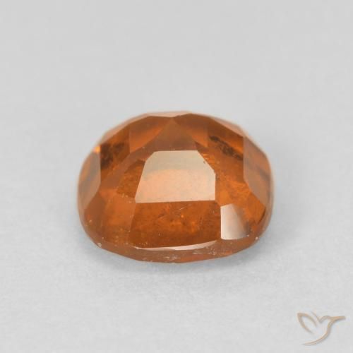 granada hessonita Laranja Profundo Natural 1.83ct, Almofada, VS-SI