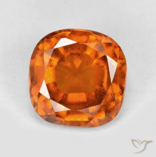 1.79ct Natural Laranja Médio granada hessonita, Almofada, VS