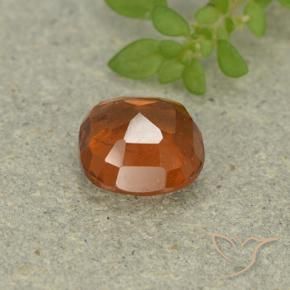 granada hessonita Laranja Médio Natural 1.80ct, Almofada, VS