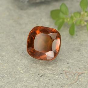 granada hessonita Laranja médio-escuro Natural 1.81ct, Almofada, VVS-VS