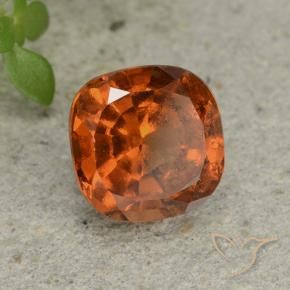 granada hessonita âmbar laranja Natural 1.80ct, Almofada, VS
