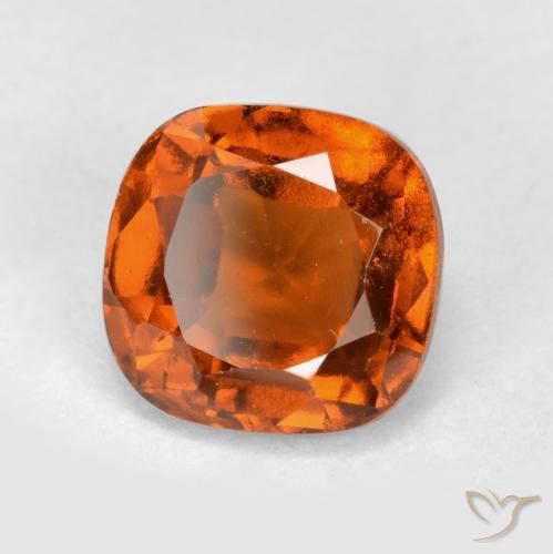 granada hessonita fogo laranja Natural 1.94ct, Almofada, VS
