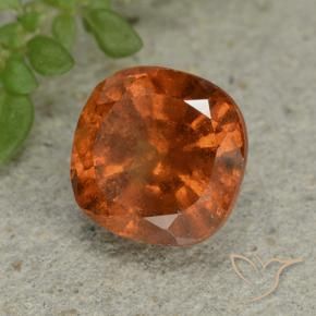 granada hessonita Laranja médio-escuro Natural 1.95ct, Almofada, VS-SI