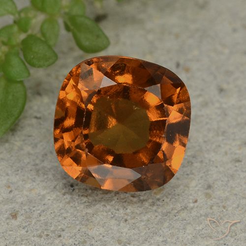 1.84ct Natural Laranja Profundo granada hessonita, Almofada, VVS-VS