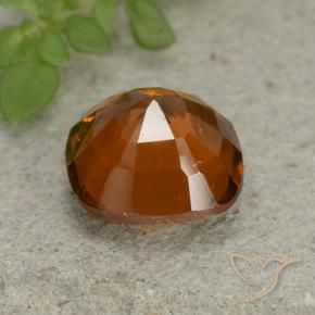 granada hessonita Laranja Profundo Natural 1.84ct, Almofada, VVS-VS