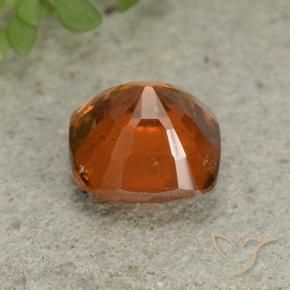 granada hessonita Laranja Profundo Natural 1.78ct, Almofada, VS-SI
