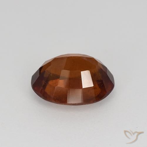 granada hessonita Marrom Quente Natural 1.56ct, oval, VS