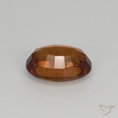 granada hessonita Gingerbread Marrom Natural 1.60ct, oval, VS
