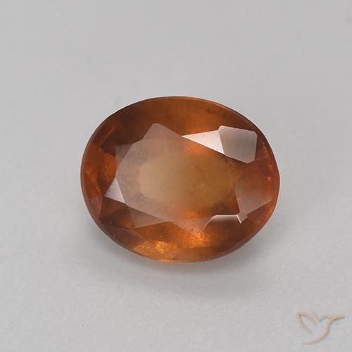 granada hessonita Laranja escuro Natural 1.91ct, oval, VS-SI