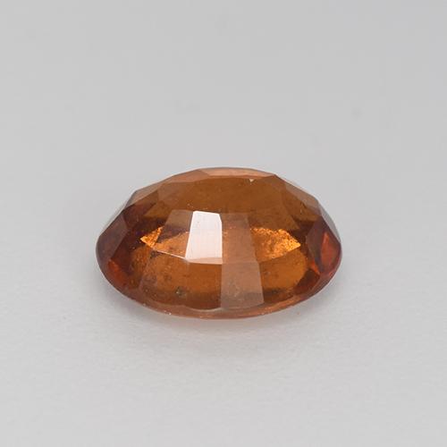 Granada hessonita marrom natural 2,26ct, corte oval, VS-SI
