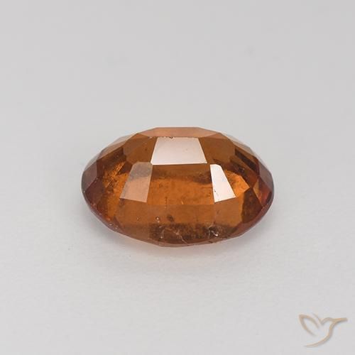 Granada hessonita marrom natural 2,20ct, corte oval, VS-SI
