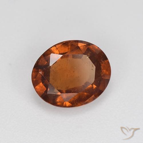 granada hessonita Marrom alaranjado Natural 2.00ct, oval, VS-SI