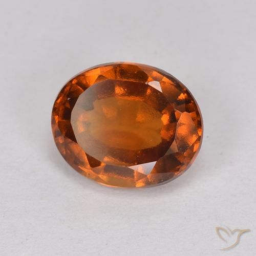 granada hessonita Marrom alaranjado Natural 2.16ct, oval, VS