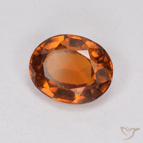 granada hessonita Laranja Profundo Natural 1.94ct, oval, VS-SI