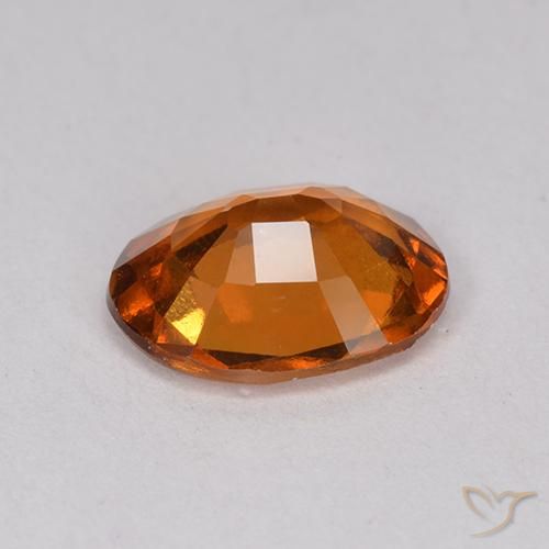 granada hessonita Laranja médio-escuro Natural 1.78ct, oval, VS-SI